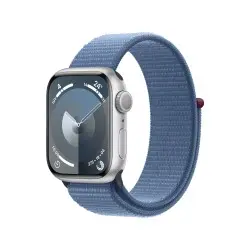 Compre Watch 9 alumínio 41 prateado Bracelete tecido azul de Apple Barato|i❤ShopDutyFree.pt