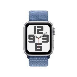 Compre Watch SE 40mm Prata Pulseira Azul Loop de Apple Barato|i❤ShopDutyFree.pt