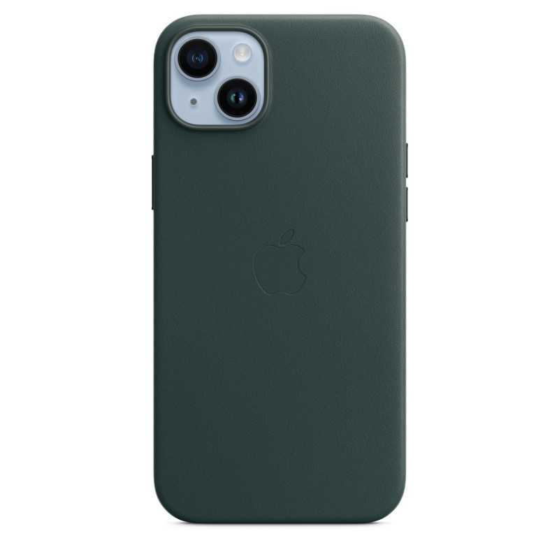 Capa MagSafe Couro iPhone 14 Plus Verde