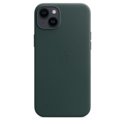 Capa MagSafe Couro iPhone 14 Plus Verde